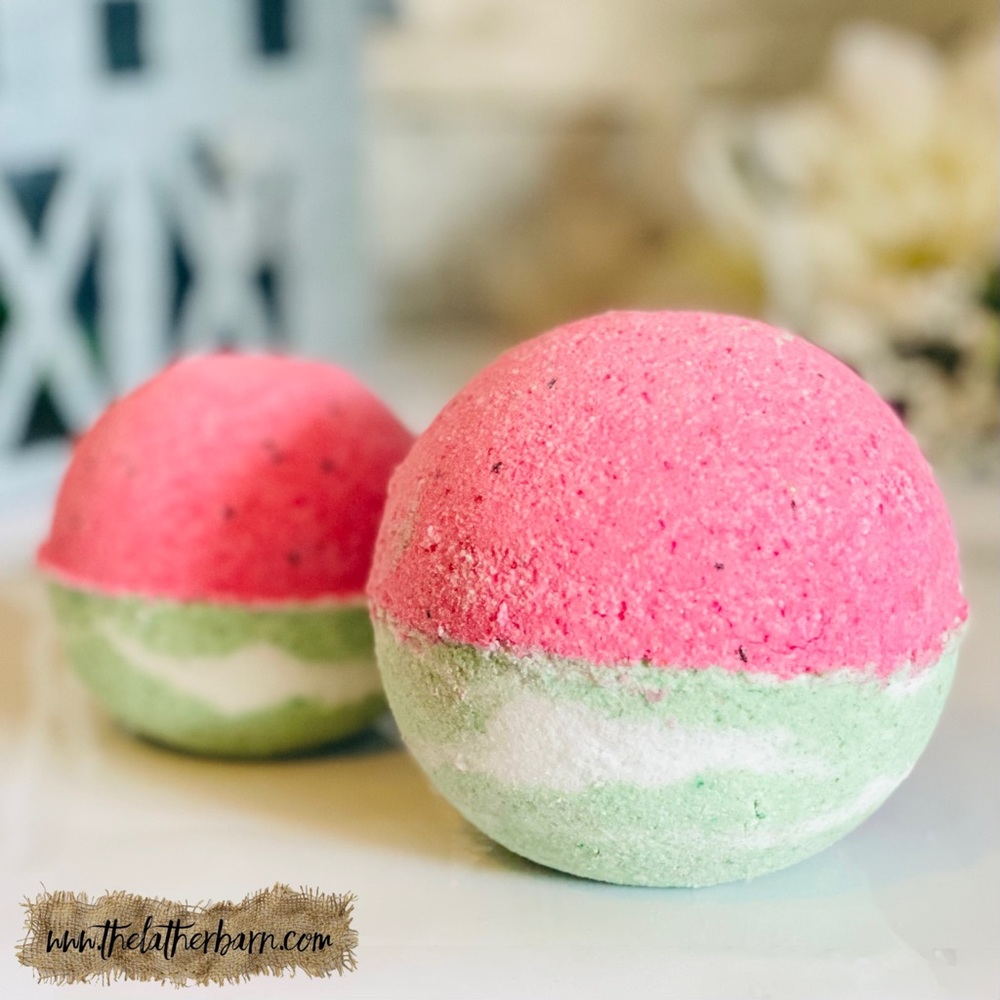 Watermelon Essential Oil Milk Bomb - Picture 2 of 2
